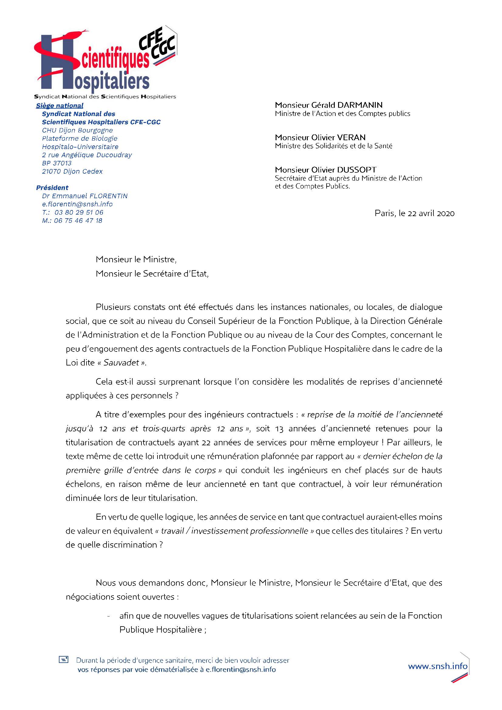 Stagiairisation Lettre Demande De Titularisation Fonction Publique Hospitalière